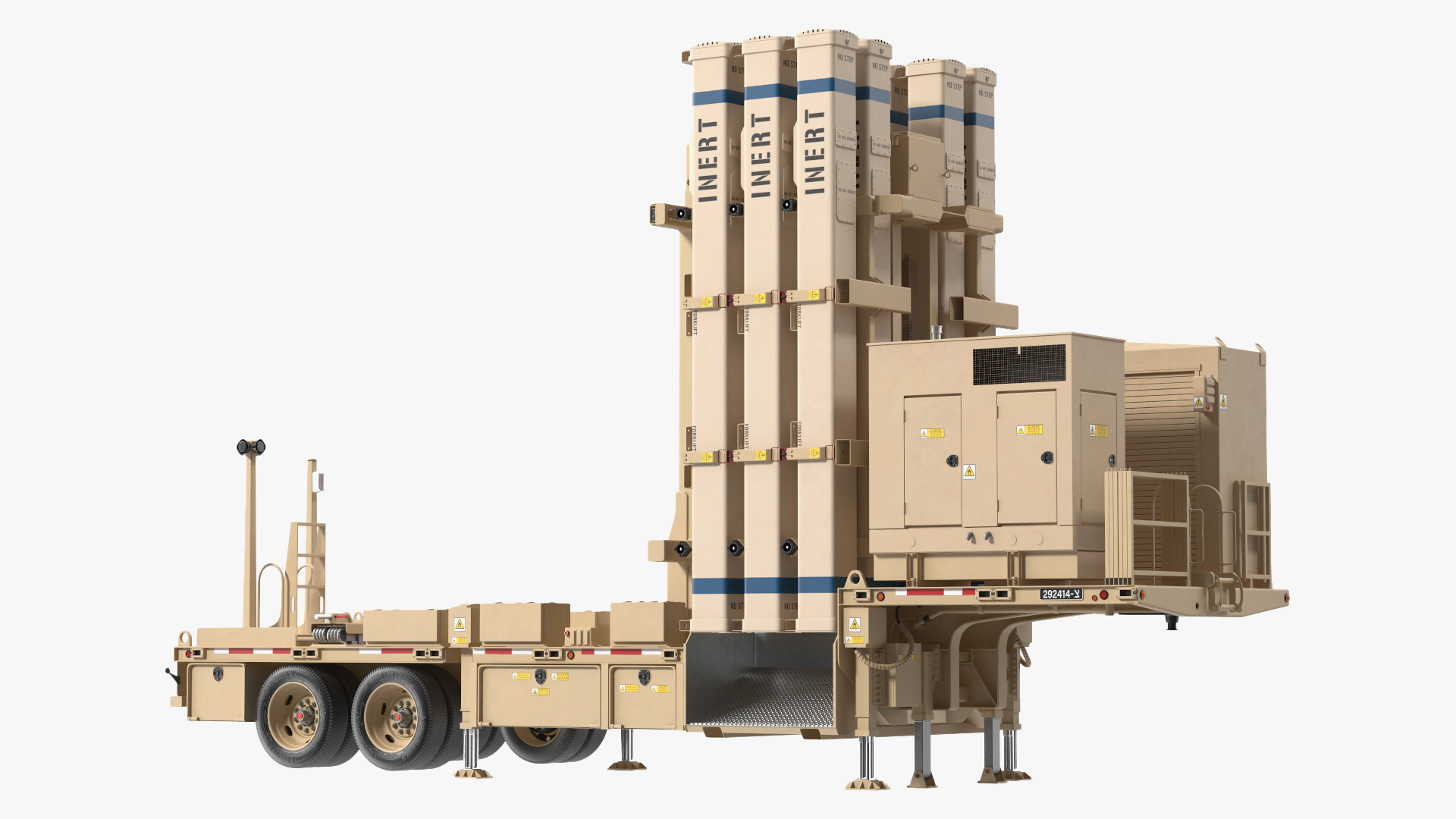 David Sling Israel Defense-System Rigged for Cinema 4D 3D model