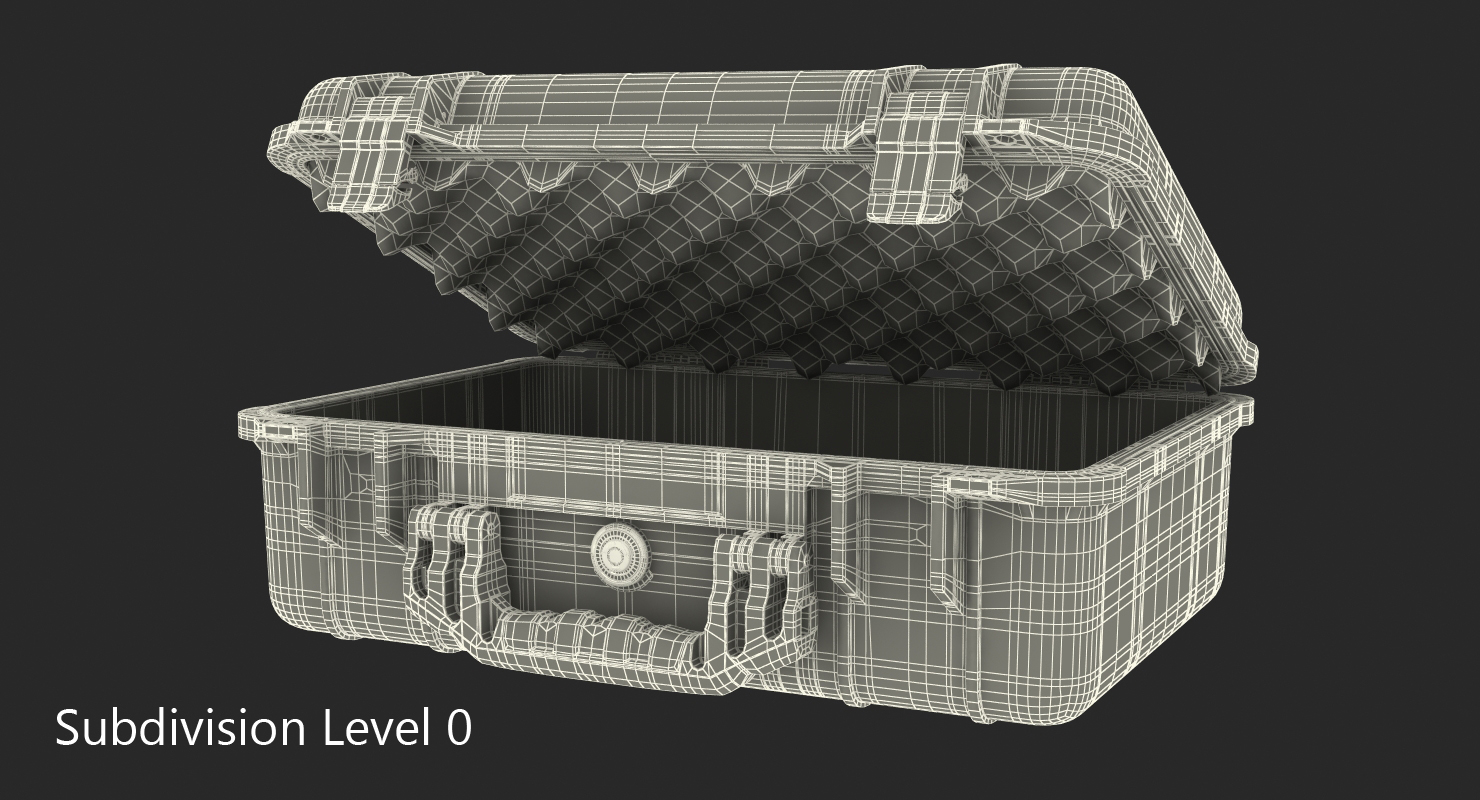 3D model Open Waterproof Case