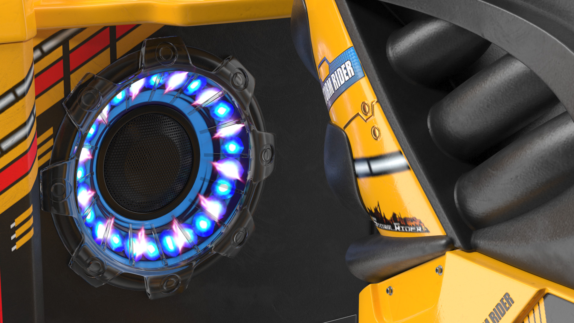 3D model Storm Riders Motorcycle Racing Arcade Game On