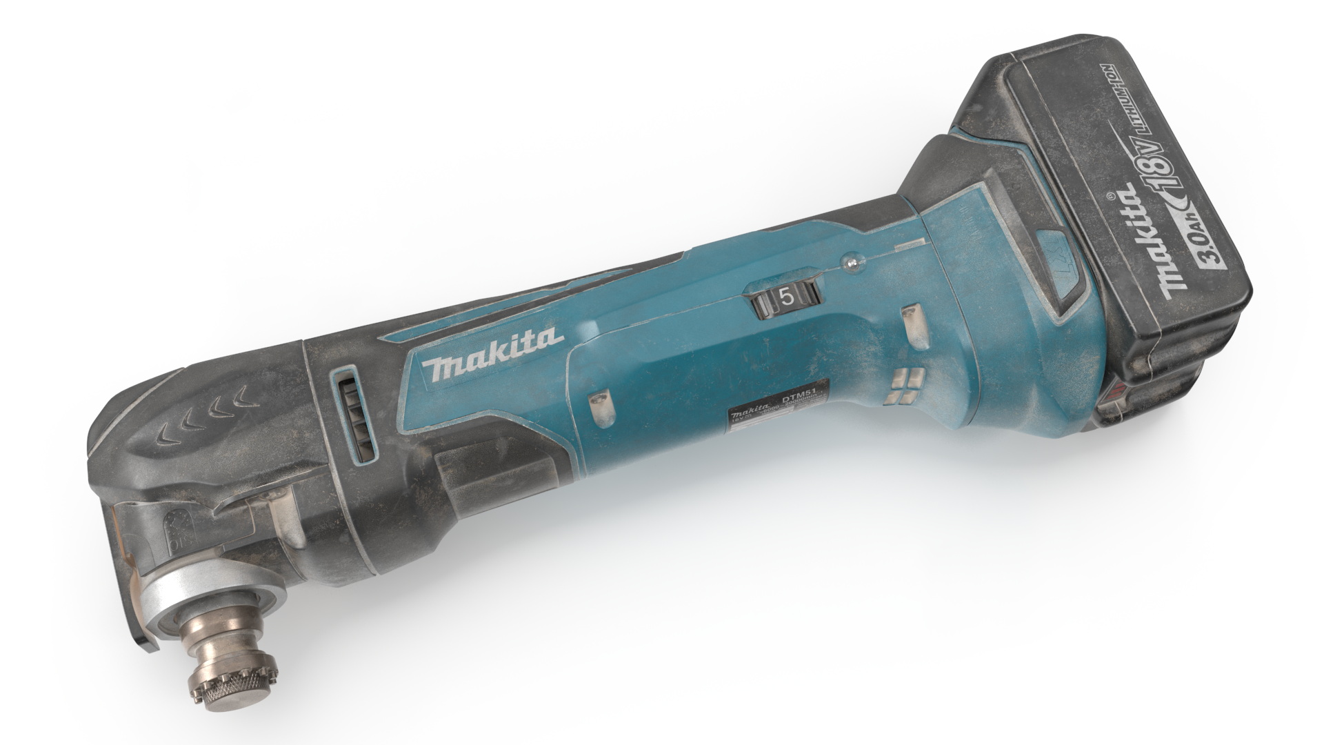 3D Makita Cordless Multi Tool Used
