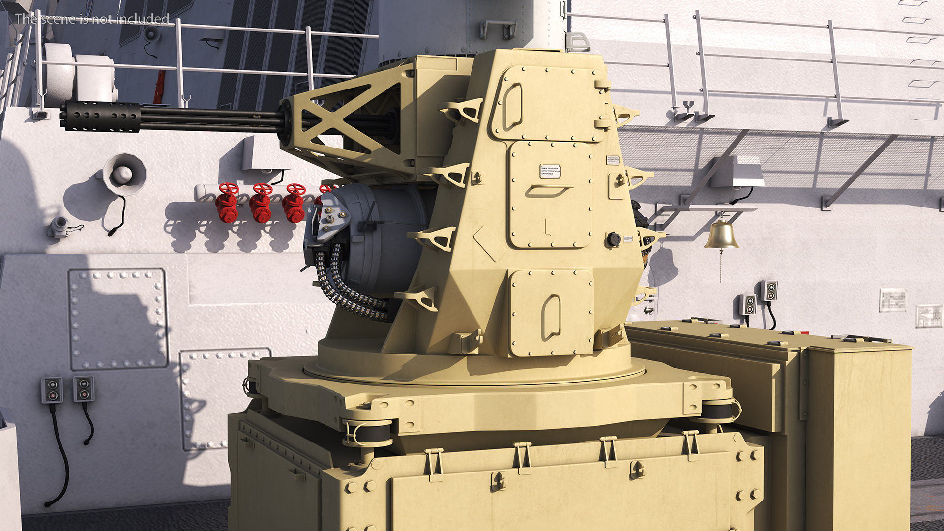 3D Mark 15 Phalanx Close-In Weapon System Sand model