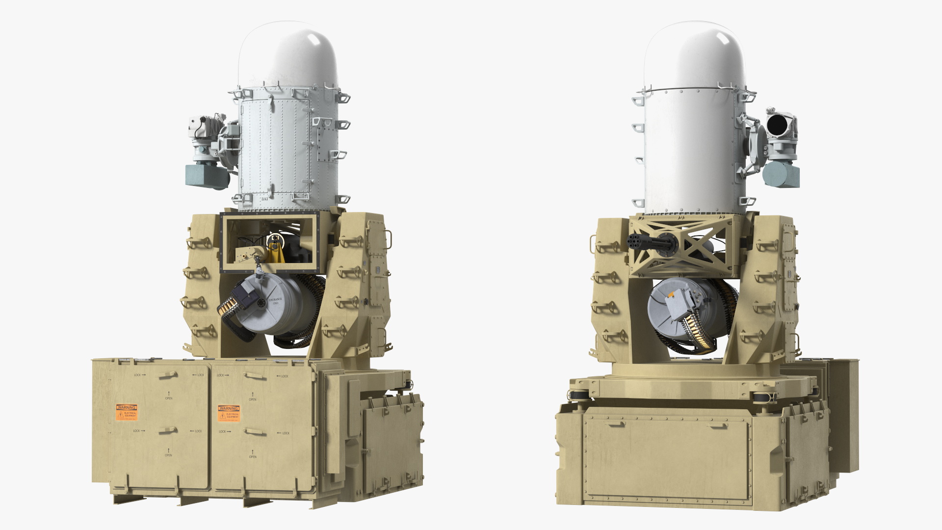 3D Mark 15 Phalanx Close-In Weapon System Sand model