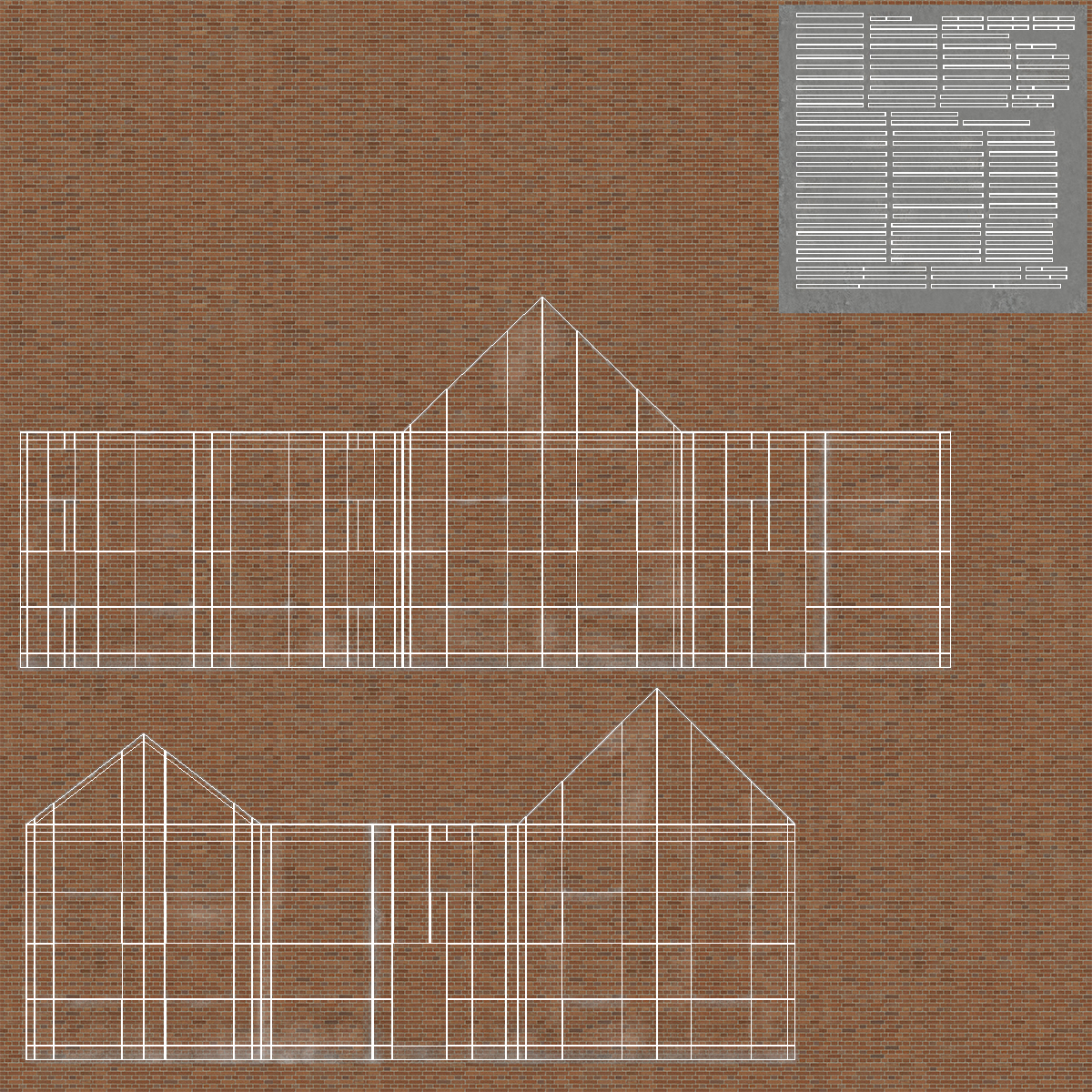 3D Private House Construction with Equipment