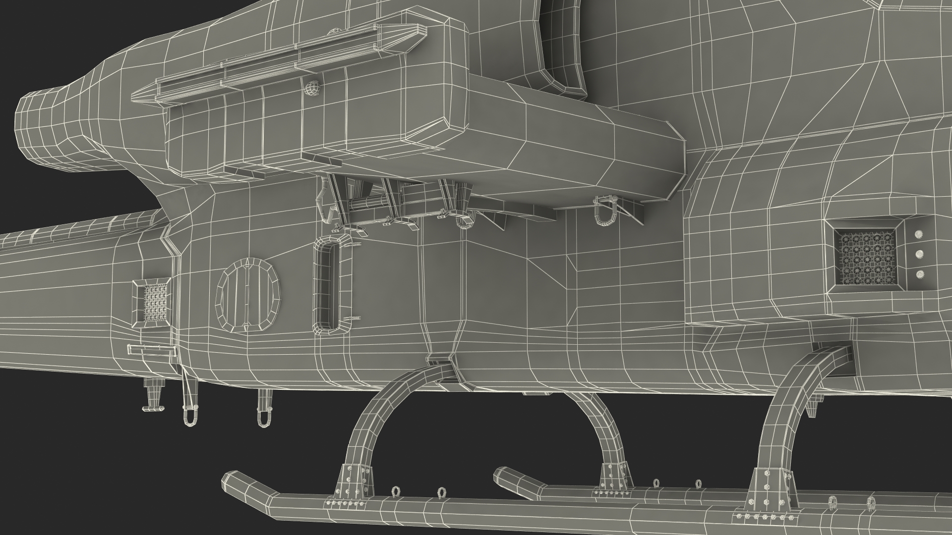 3D model Bell AH-1Z Lethal Combat Helicopter