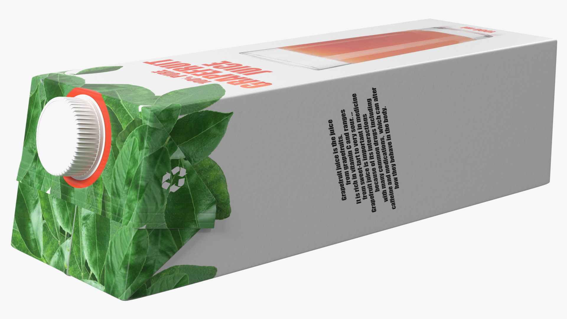 Tetra Brik Aseptic Edge Juice 3D model