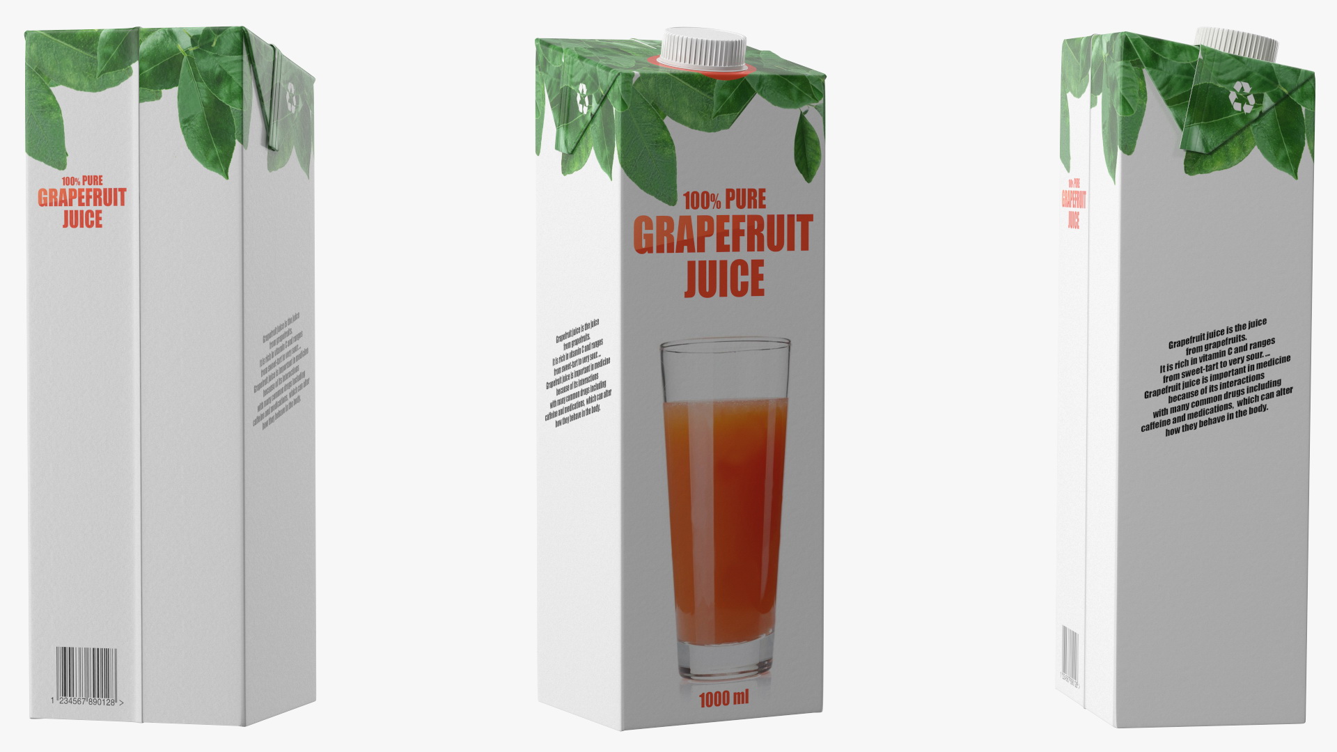 Tetra Brik Aseptic Edge Juice 3D model