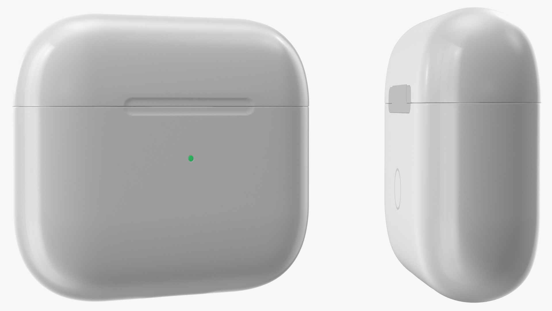 3D Apple AirPods 3 Closed Empty Case model