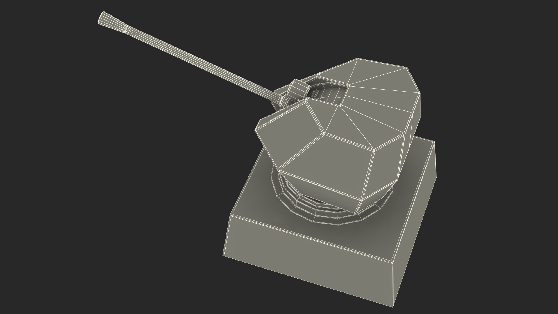 3D Generic Turret Gun model
