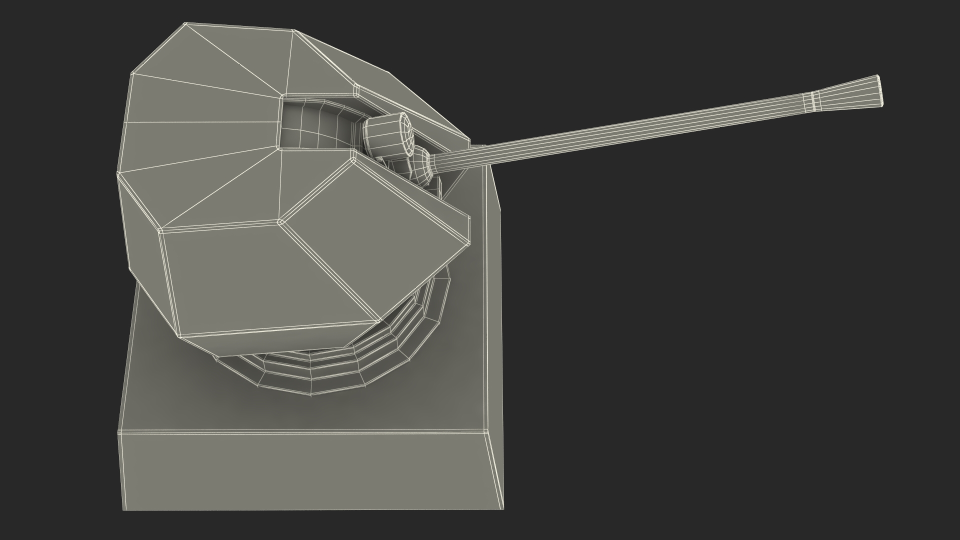 3D Generic Turret Gun model