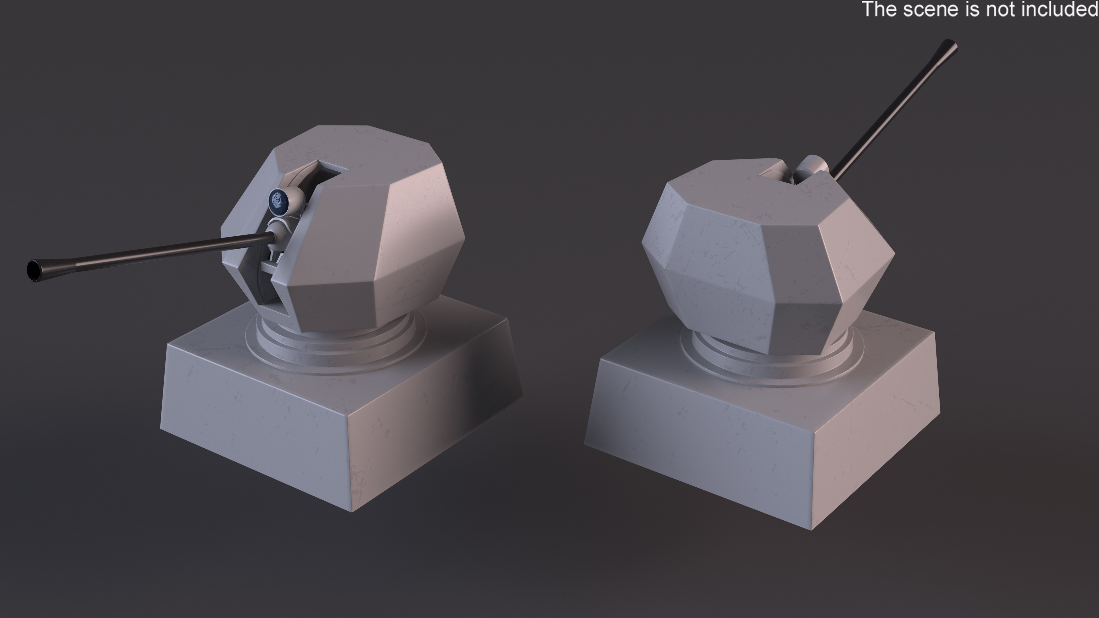 3D Generic Turret Gun model