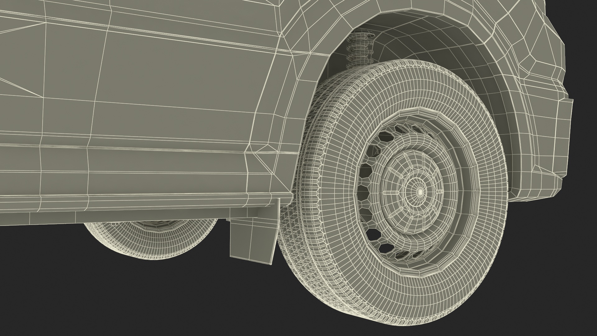 3D Volkswagen Crafter Van 2024 Silver Metallic model