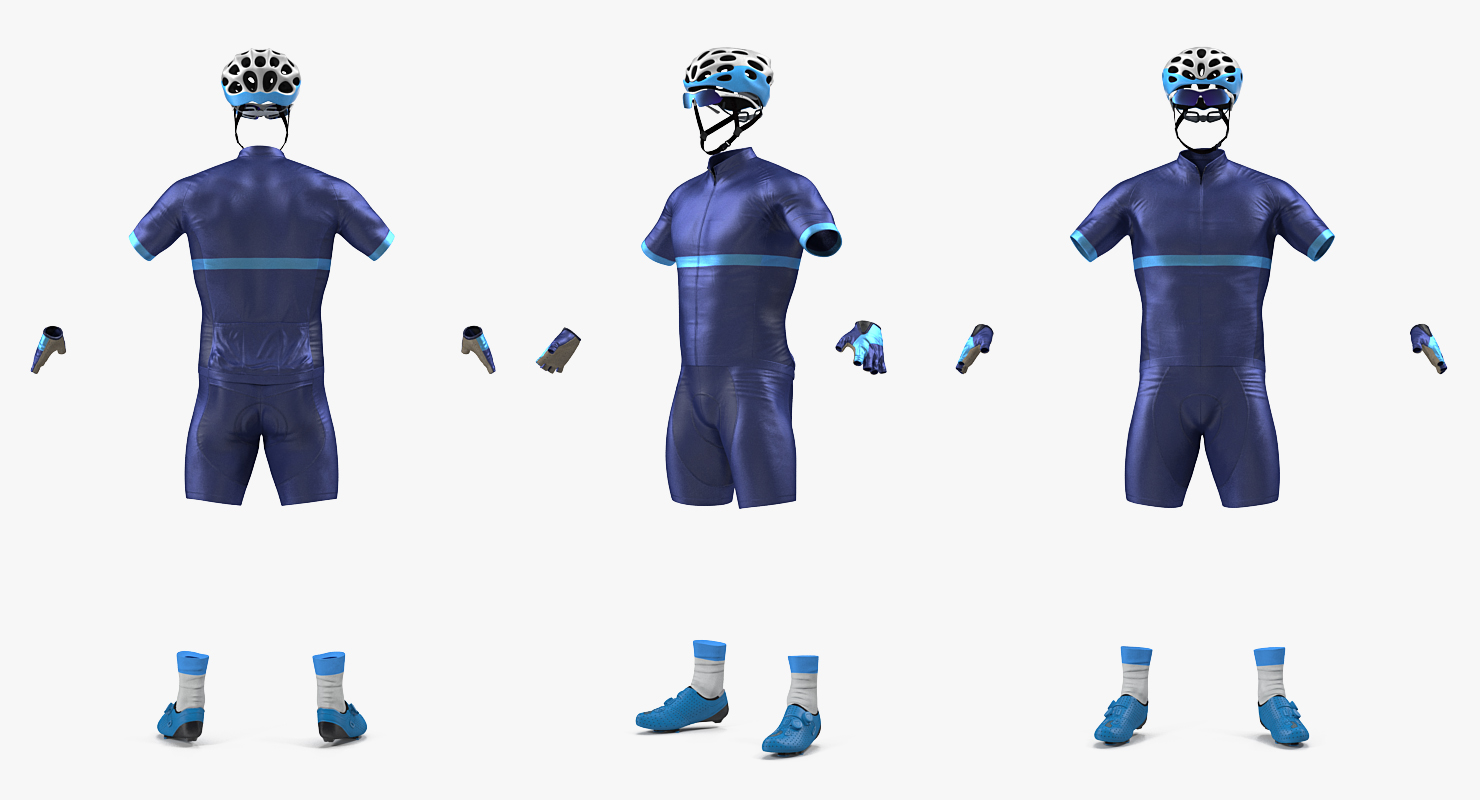 3D model Cyclist Suit Generic