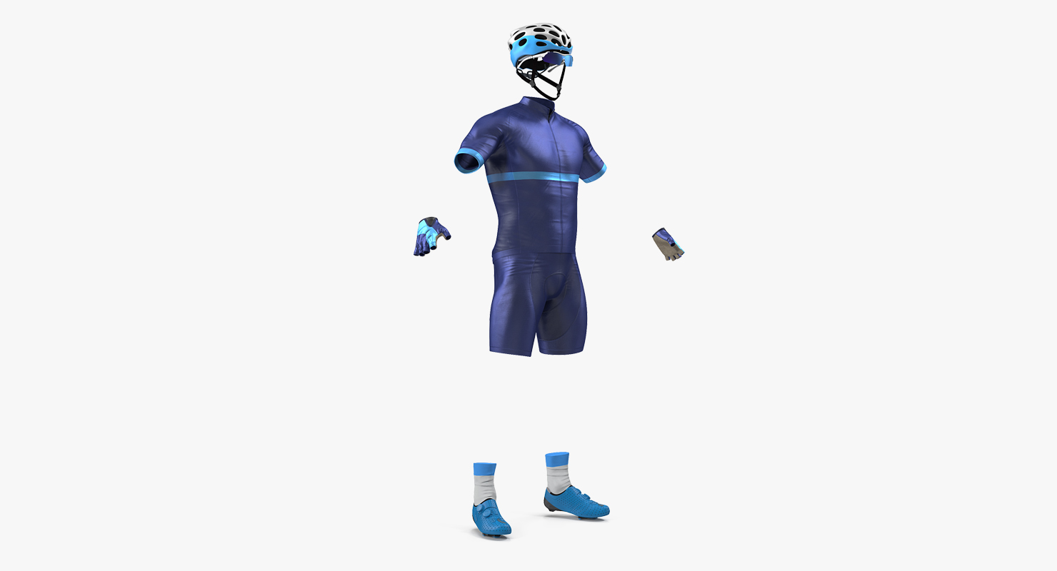 3D model Cyclist Suit Generic
