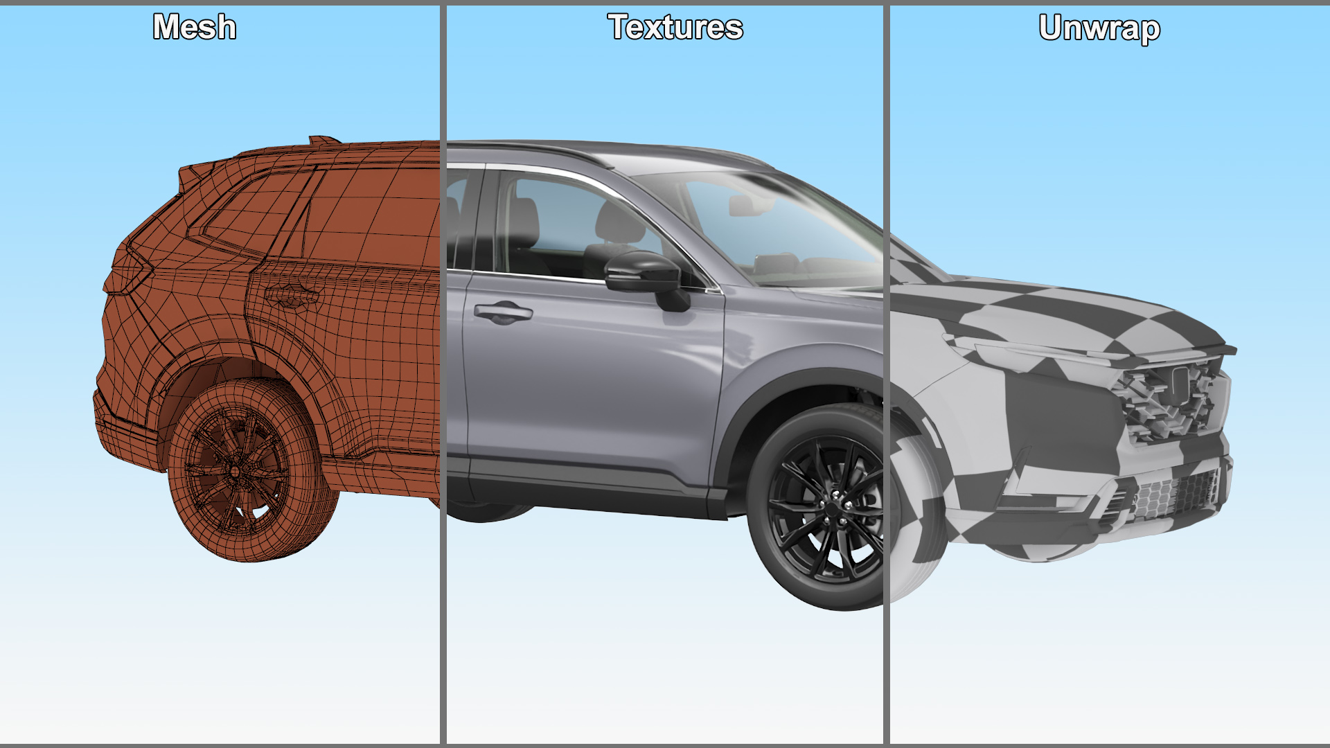 3D model Urban Crossover 2025 Gray