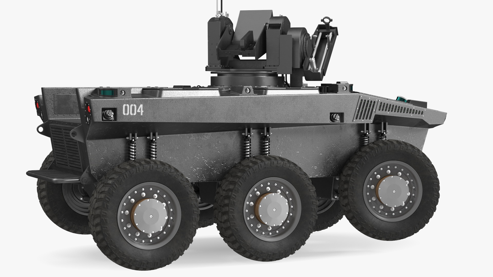 Armed Scout Robot Rigged 3D model