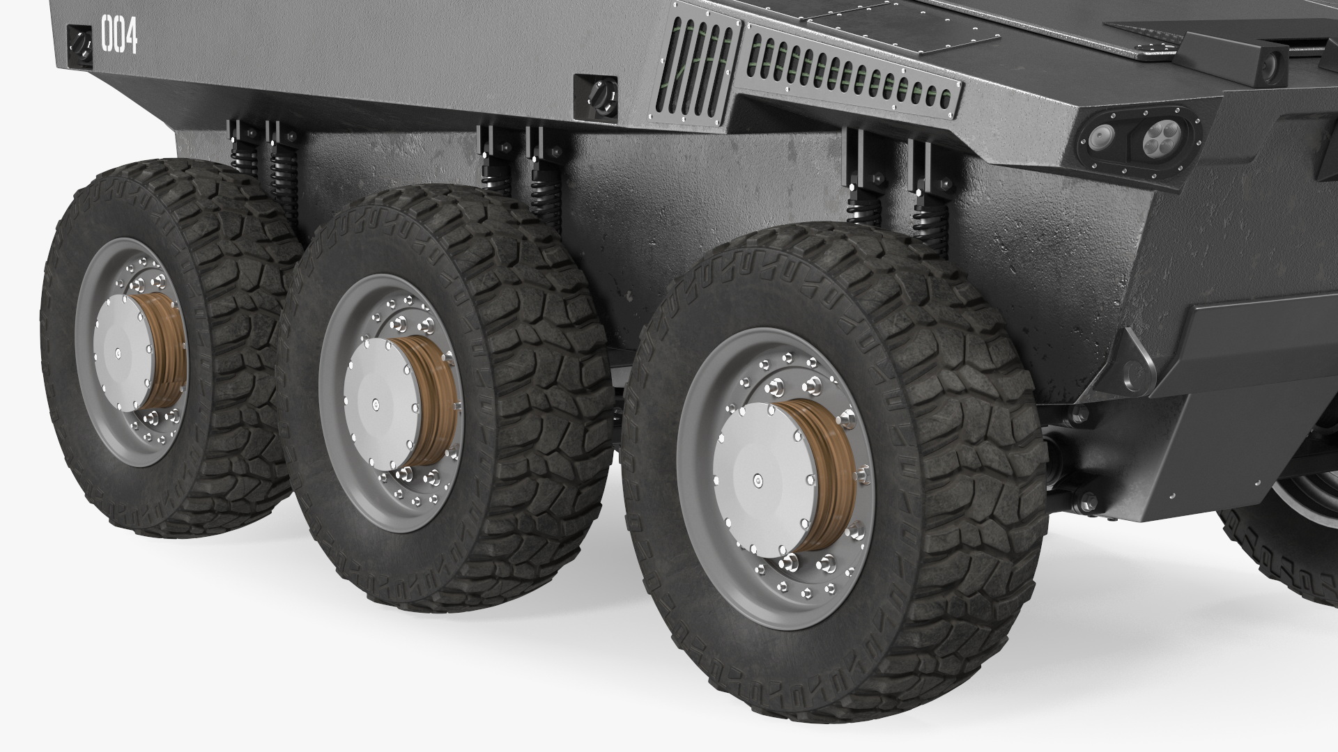 Armed Scout Robot Rigged 3D model