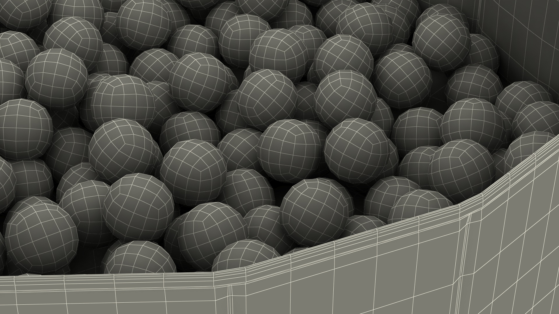 Dry Pool for Kids Size S 3D model