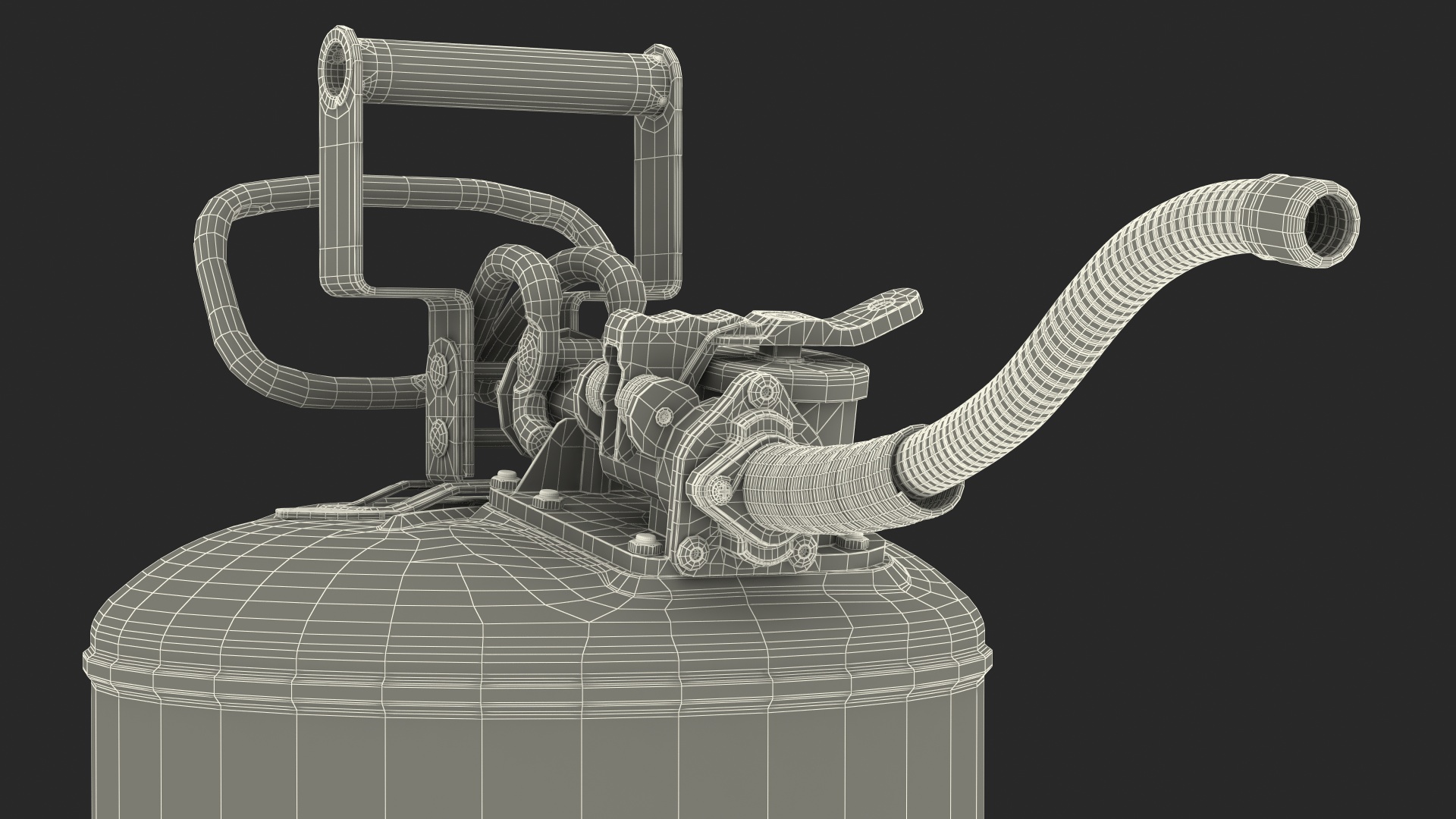 3D Safety Fuel Can Five Gallon Red