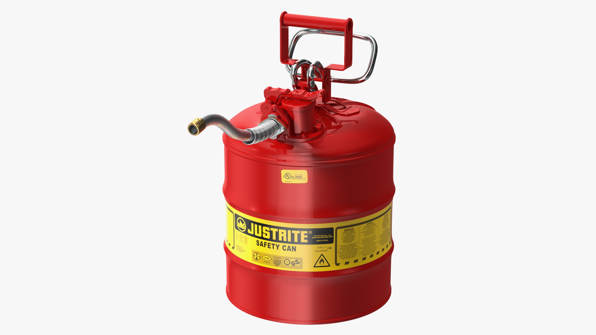 3D Safety Fuel Can Five Gallon Red
