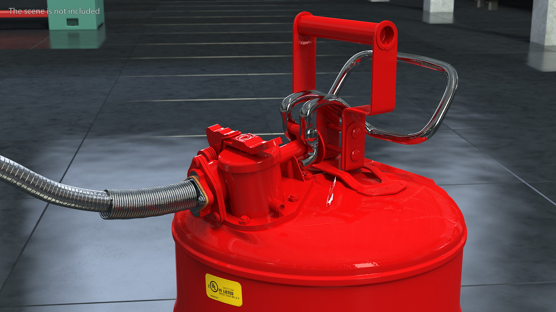 3D Safety Fuel Can Five Gallon Red