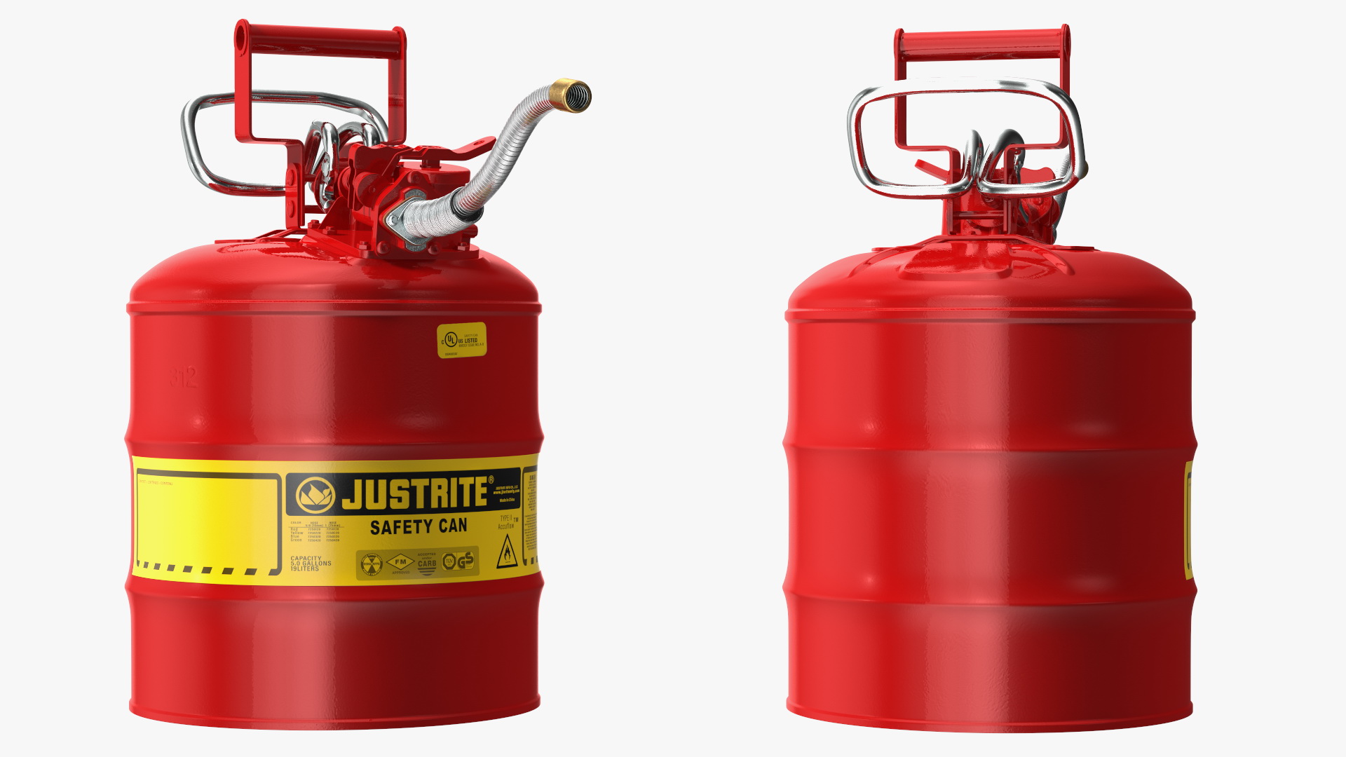 3D Safety Fuel Can Five Gallon Red