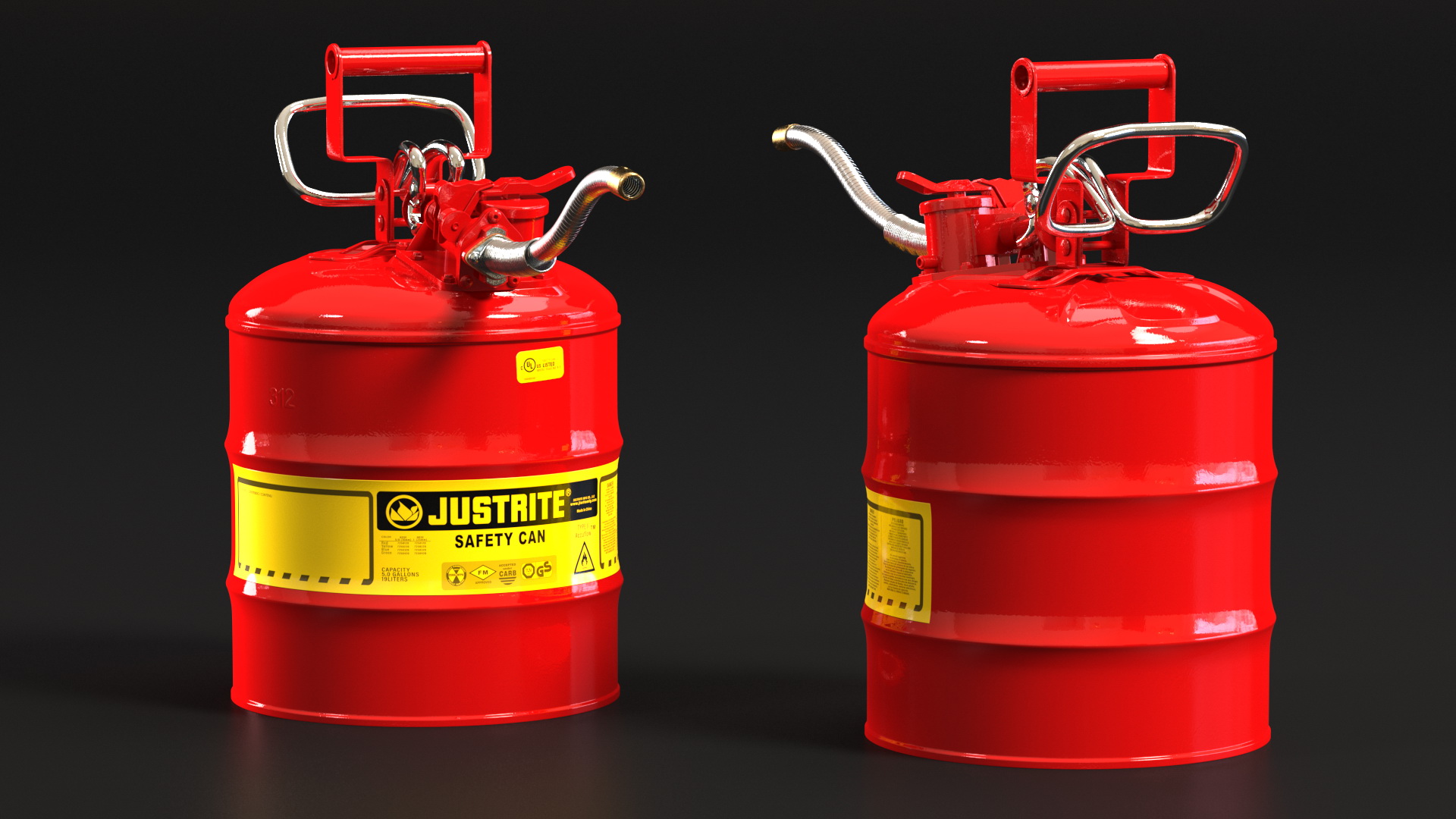 3D Safety Fuel Can Five Gallon Red