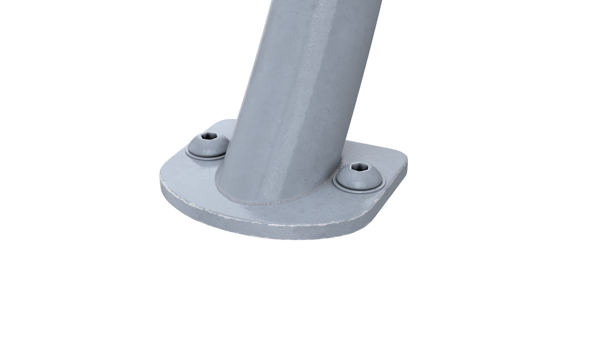 Circle Bicycle Rack Grey 3D model