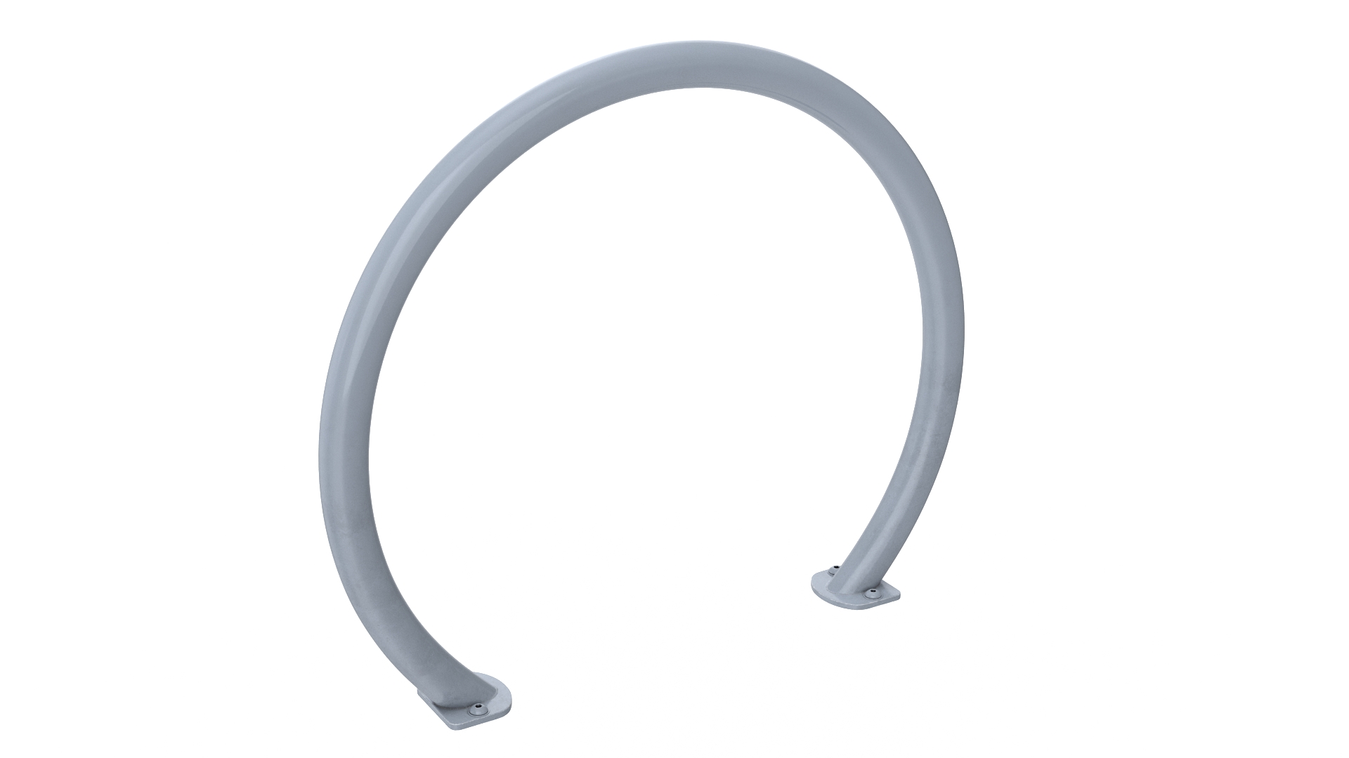 Circle Bicycle Rack Grey 3D model