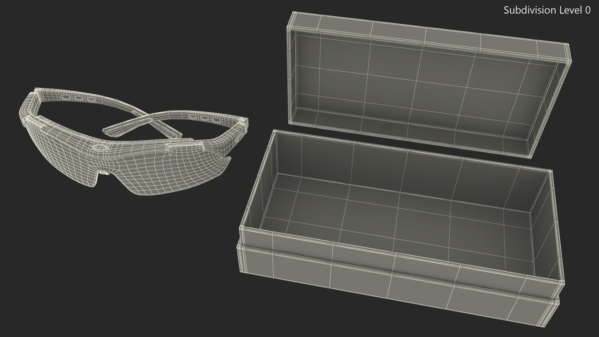 Sunglasses in Box 3D