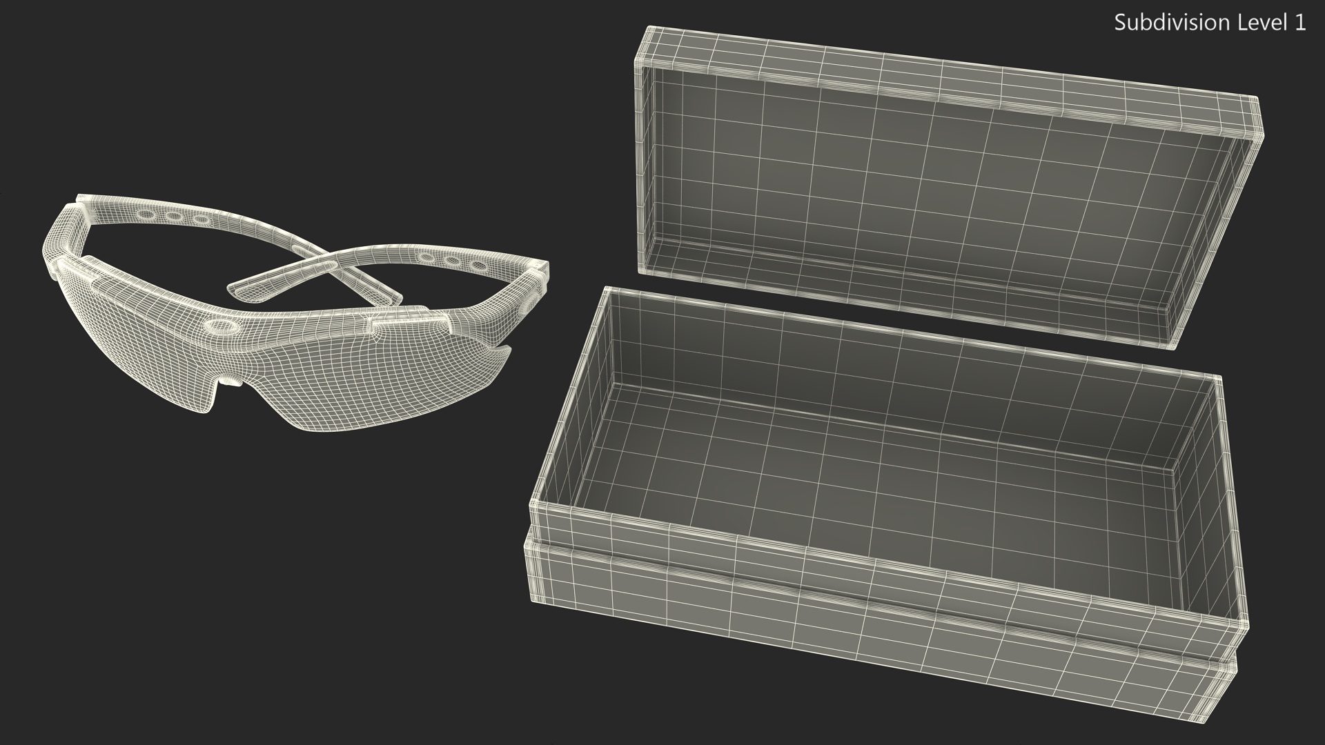 Sunglasses in Box 3D