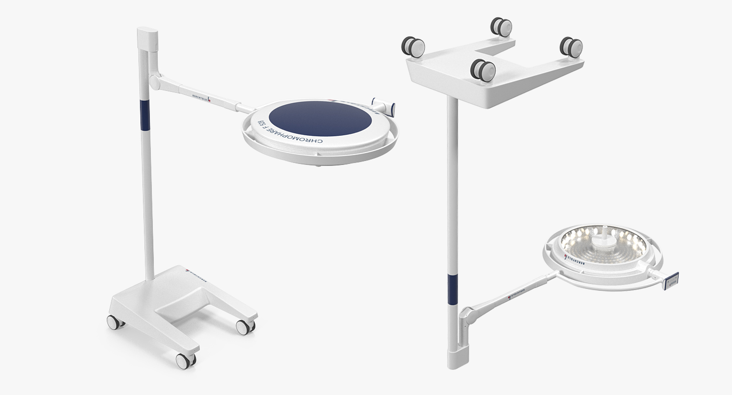 Berchtold Chromophare Modular Surgical Light 3D model