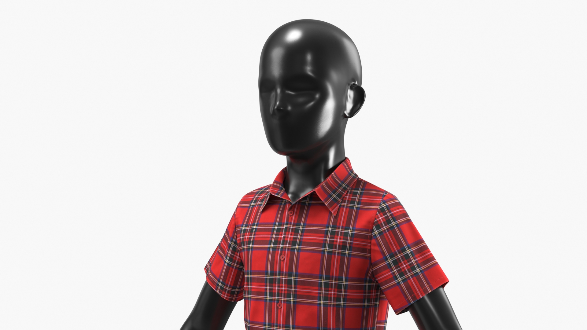 Boys Tartan Outfit Set Red, view 5