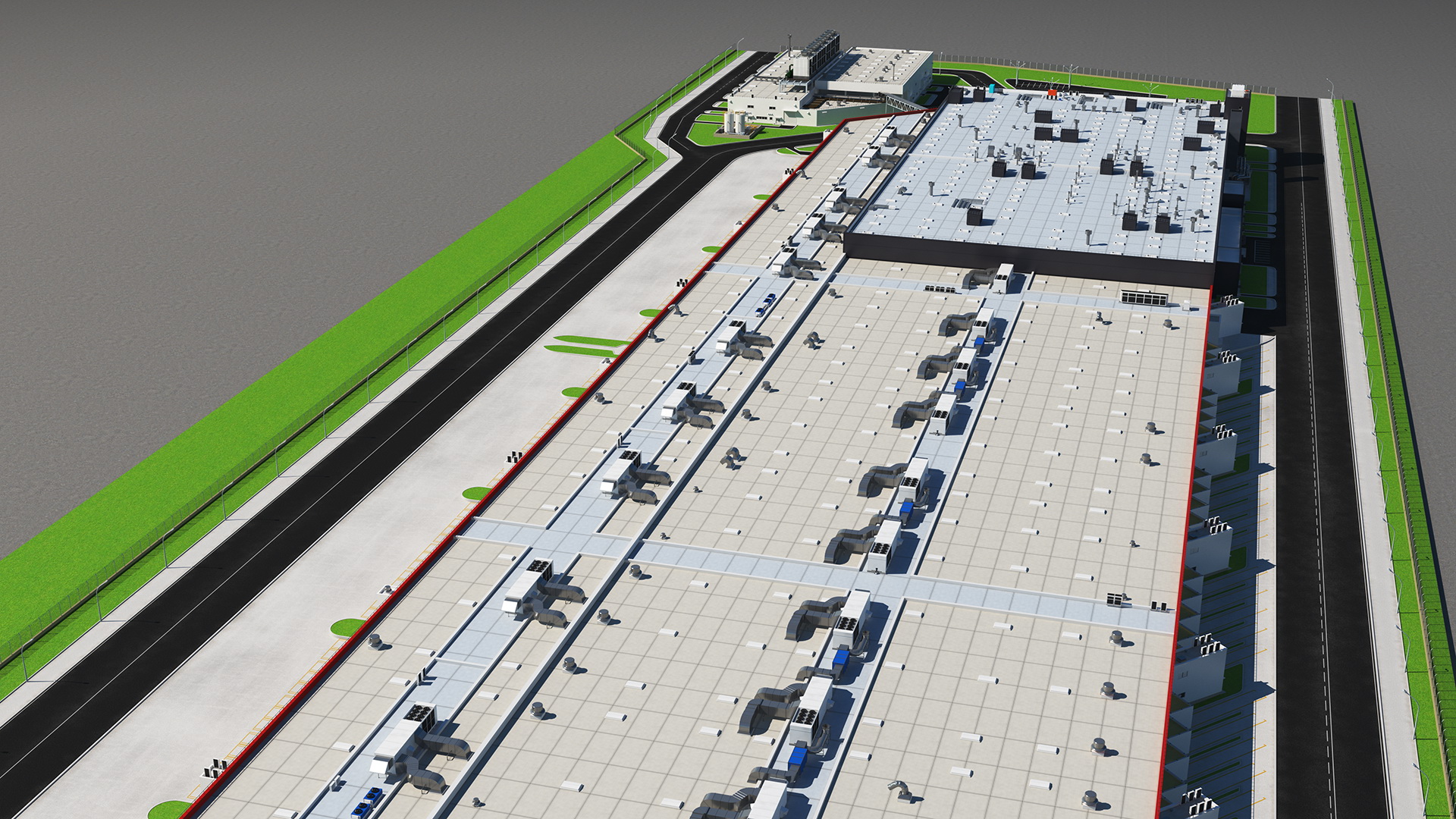 3D model Giant Manufacturing Plant