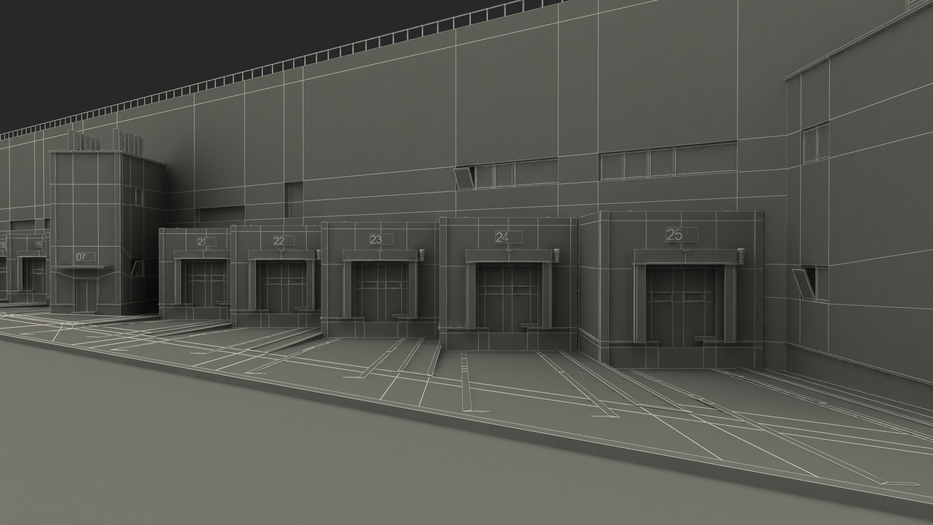 3D model Giant Manufacturing Plant
