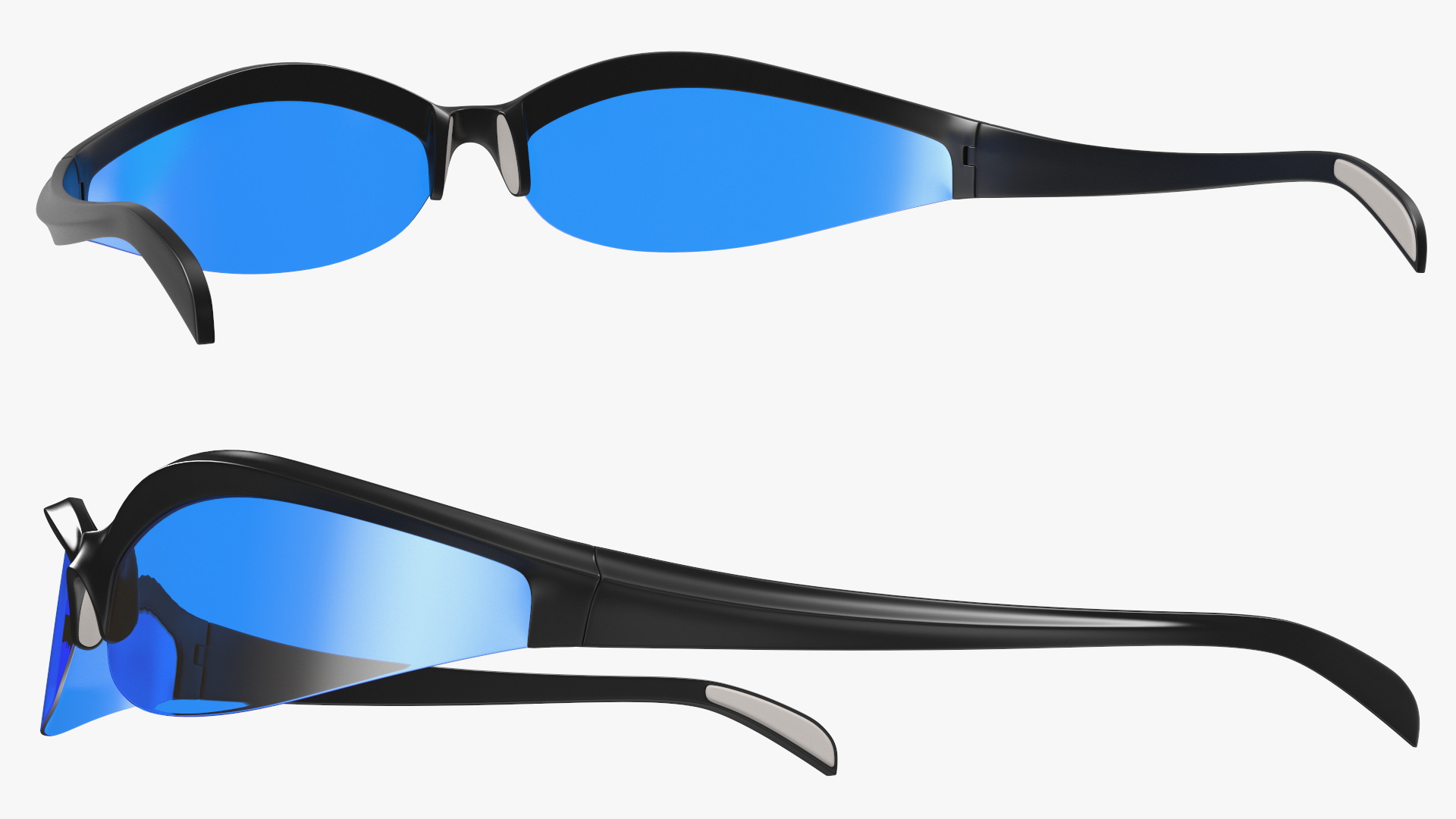 Outdoor Driving Cycling Black Glasses 3D