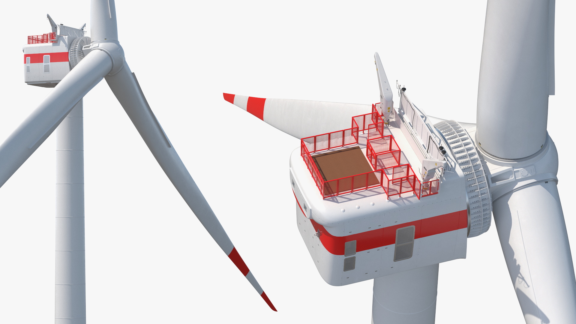 3D Crane Seasight Davits on Offshore Wind Turbine