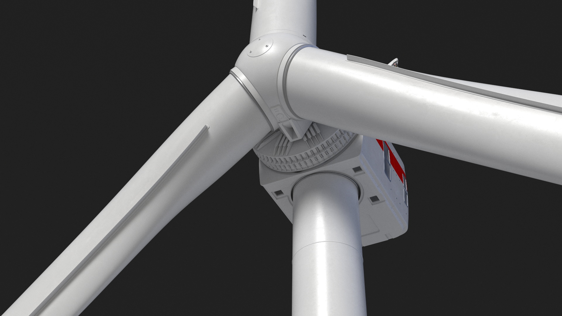 3D Crane Seasight Davits on Offshore Wind Turbine
