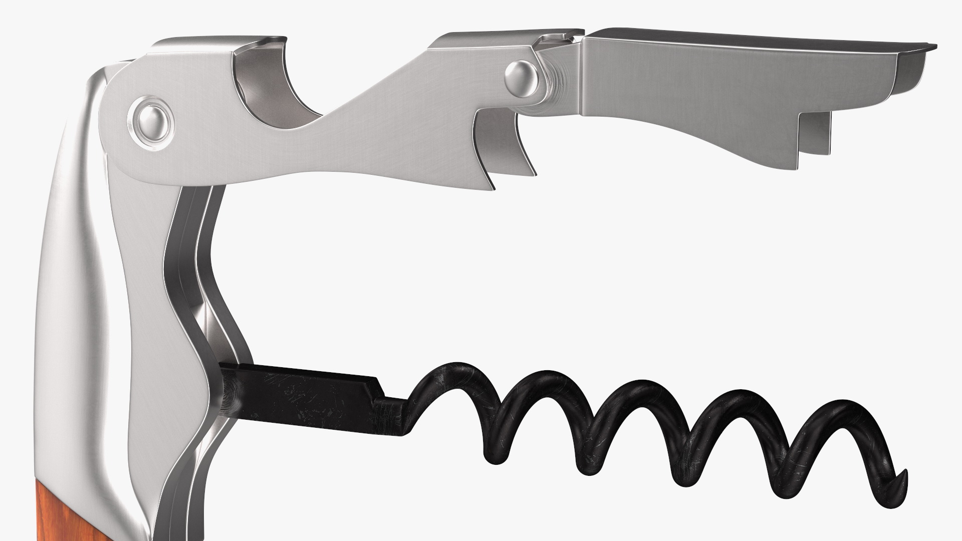 Waiters Corkscrew Wood Handle 3D model