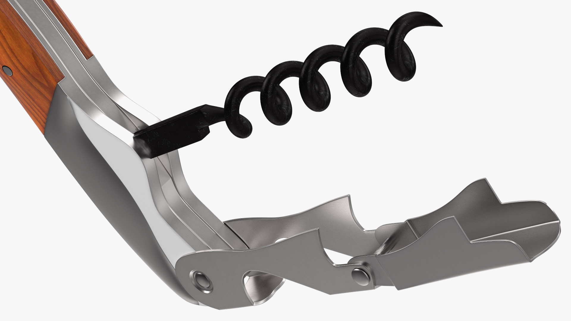 Waiters Corkscrew Wood Handle 3D model