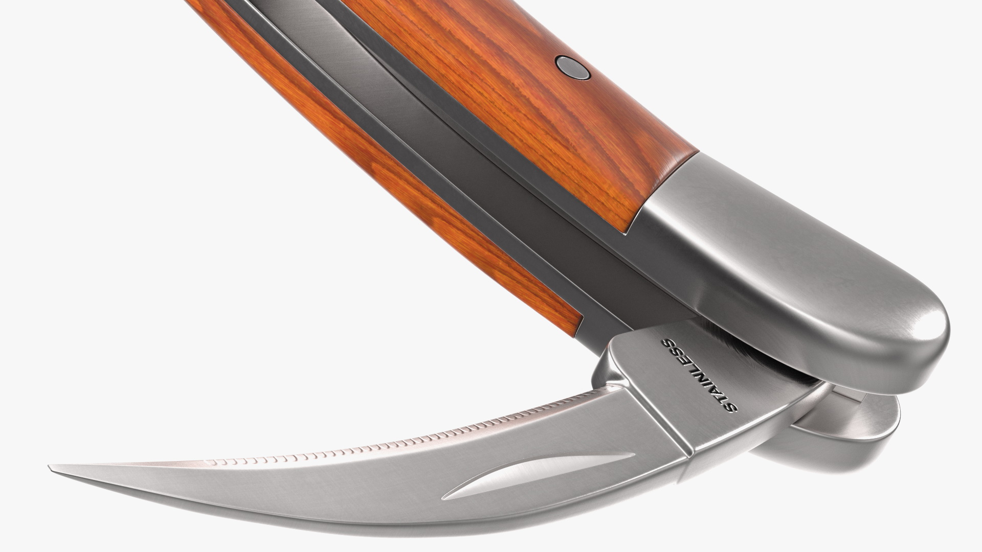 Waiters Corkscrew Wood Handle 3D model