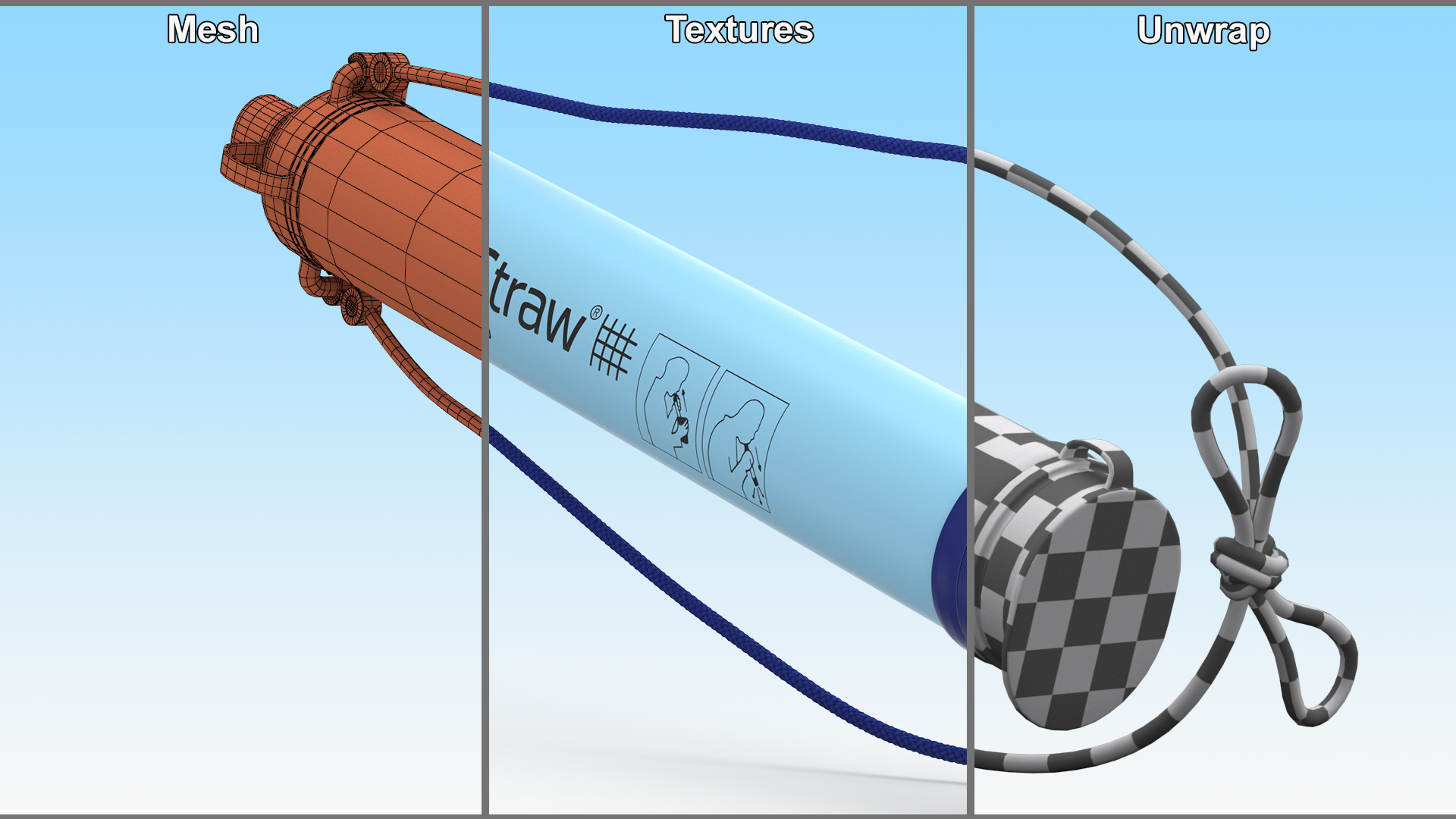 LifeStraw Water Filter 3D
