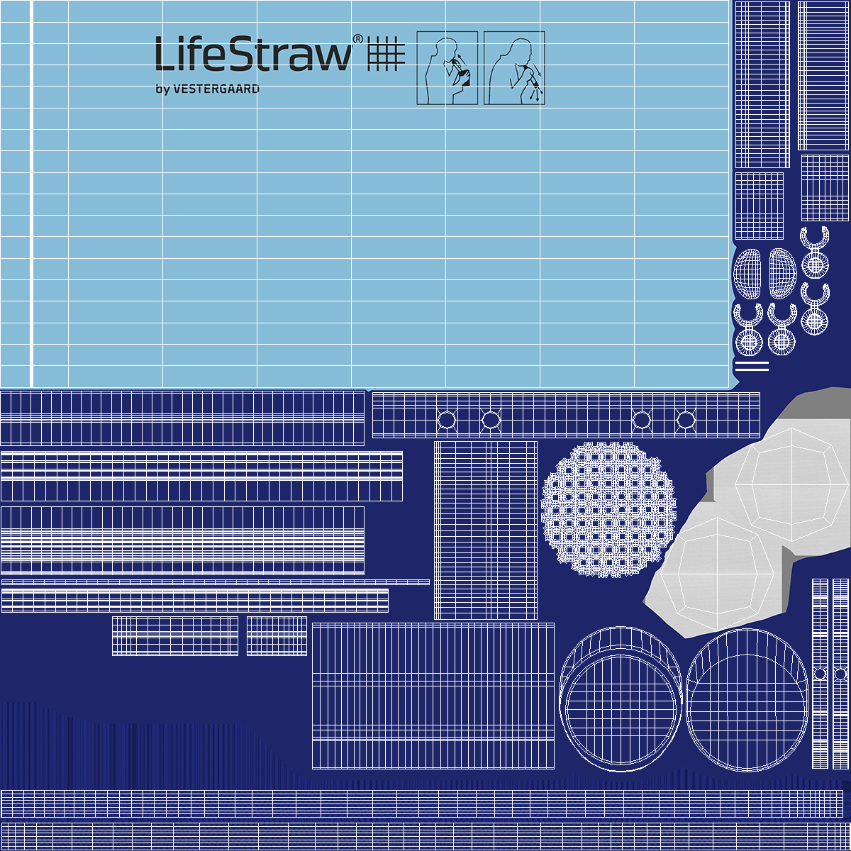 LifeStraw Water Filter 3D