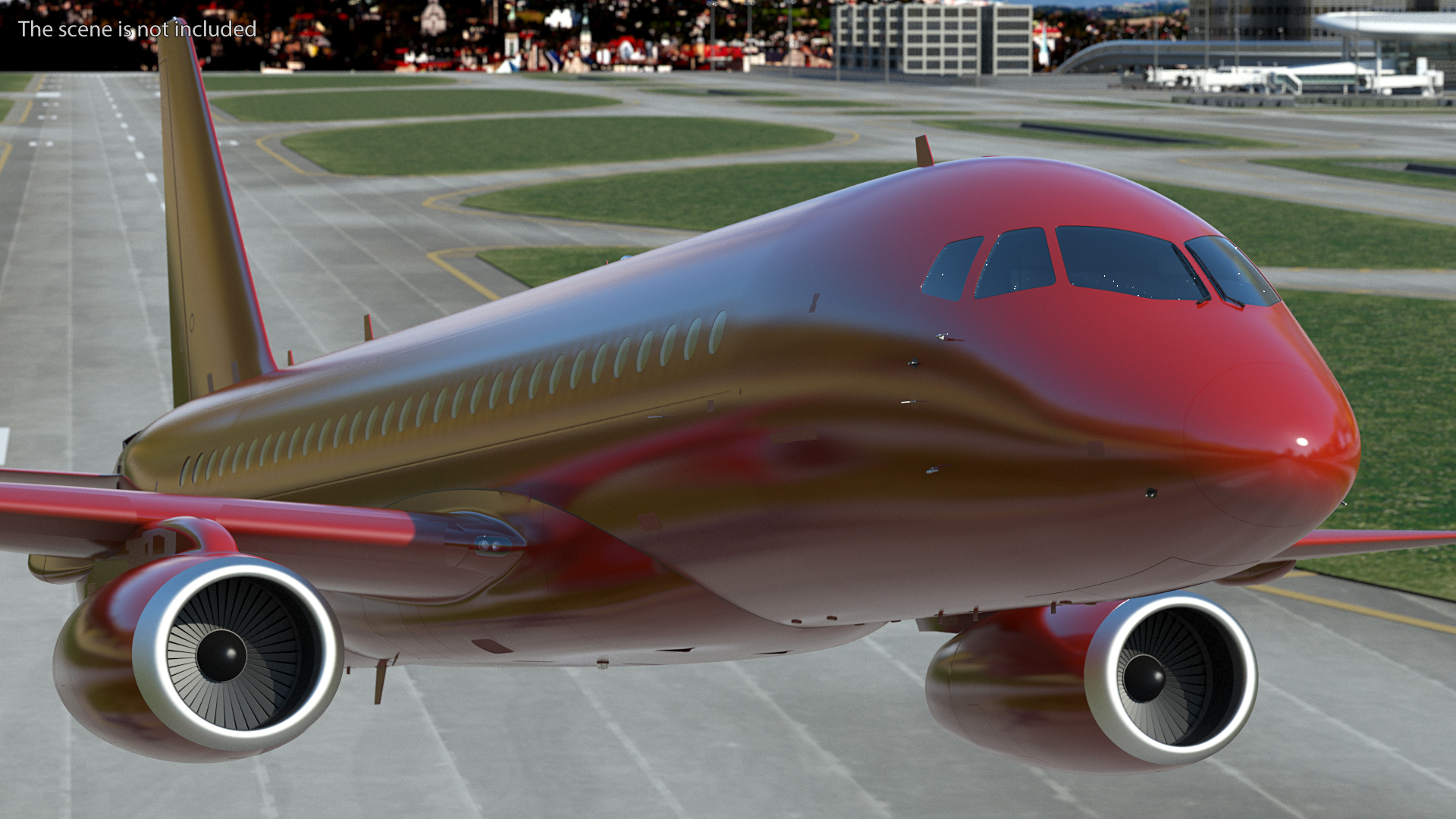 Regional Jet Flight 3D model