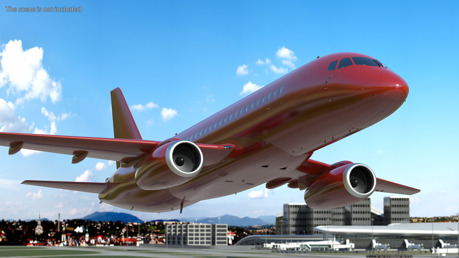 Regional Jet Flight 3D model