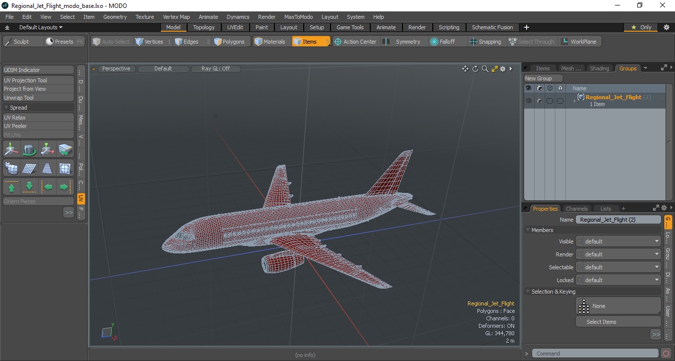 Regional Jet Flight 3D model