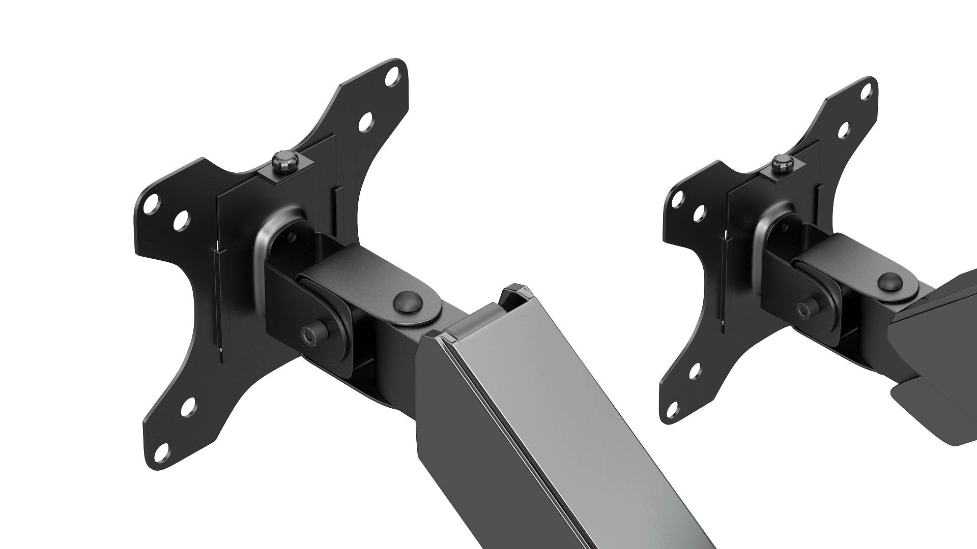 3D Dual Monitor Stand model