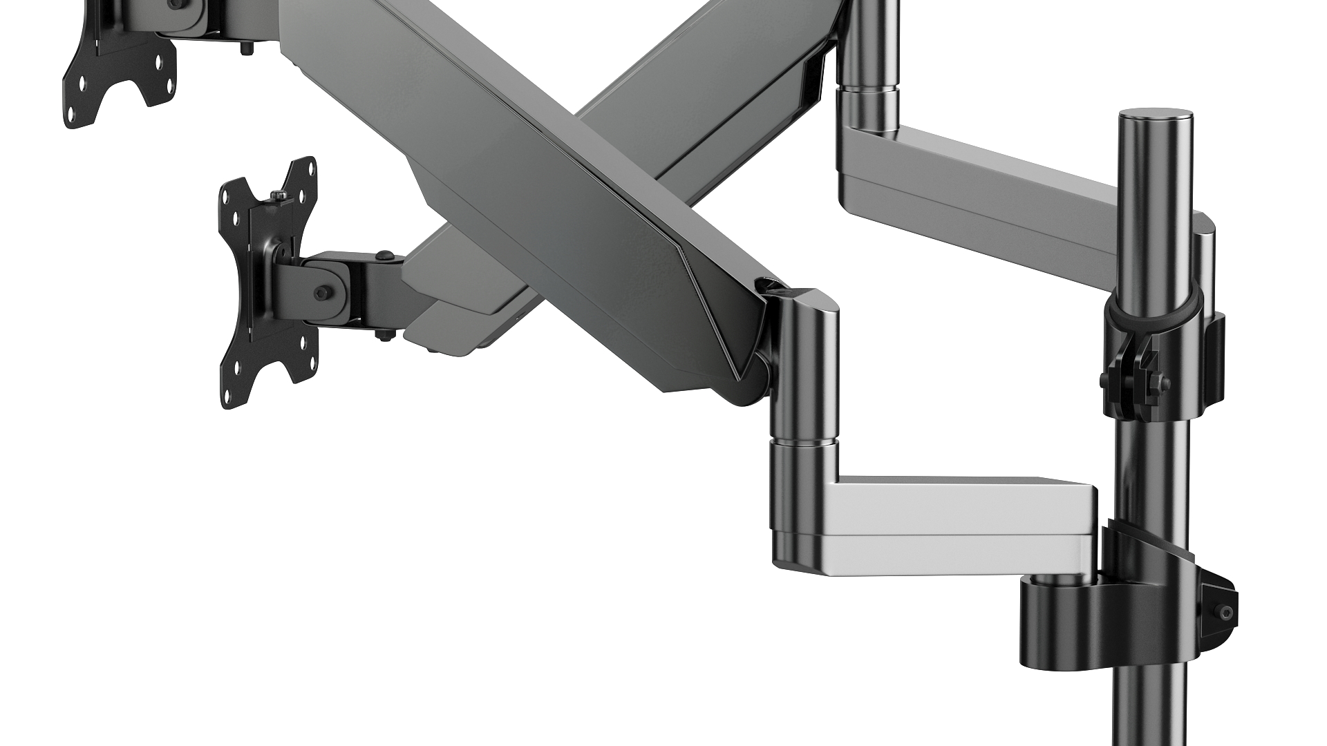 3D Dual Monitor Stand model