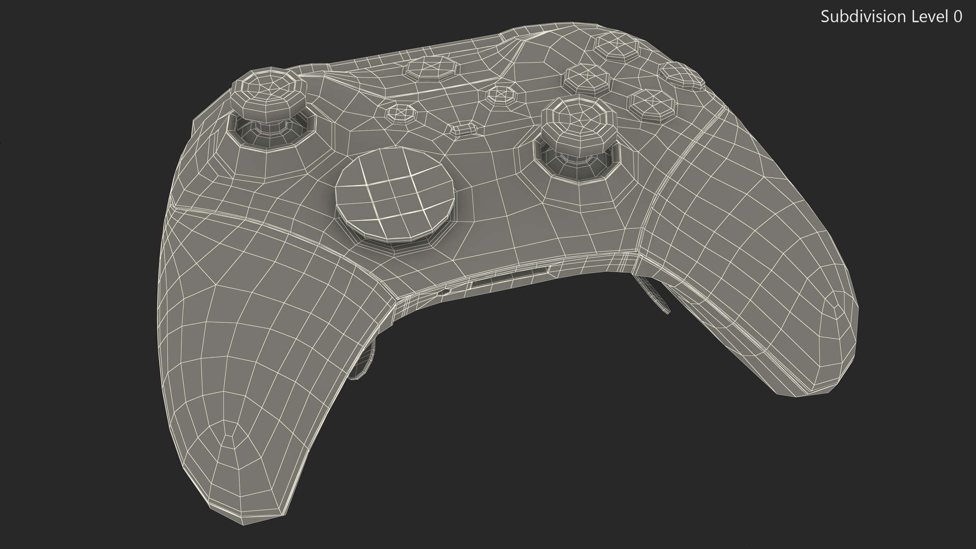 3D model Wireless Controller Xbox Elite Series 2 White