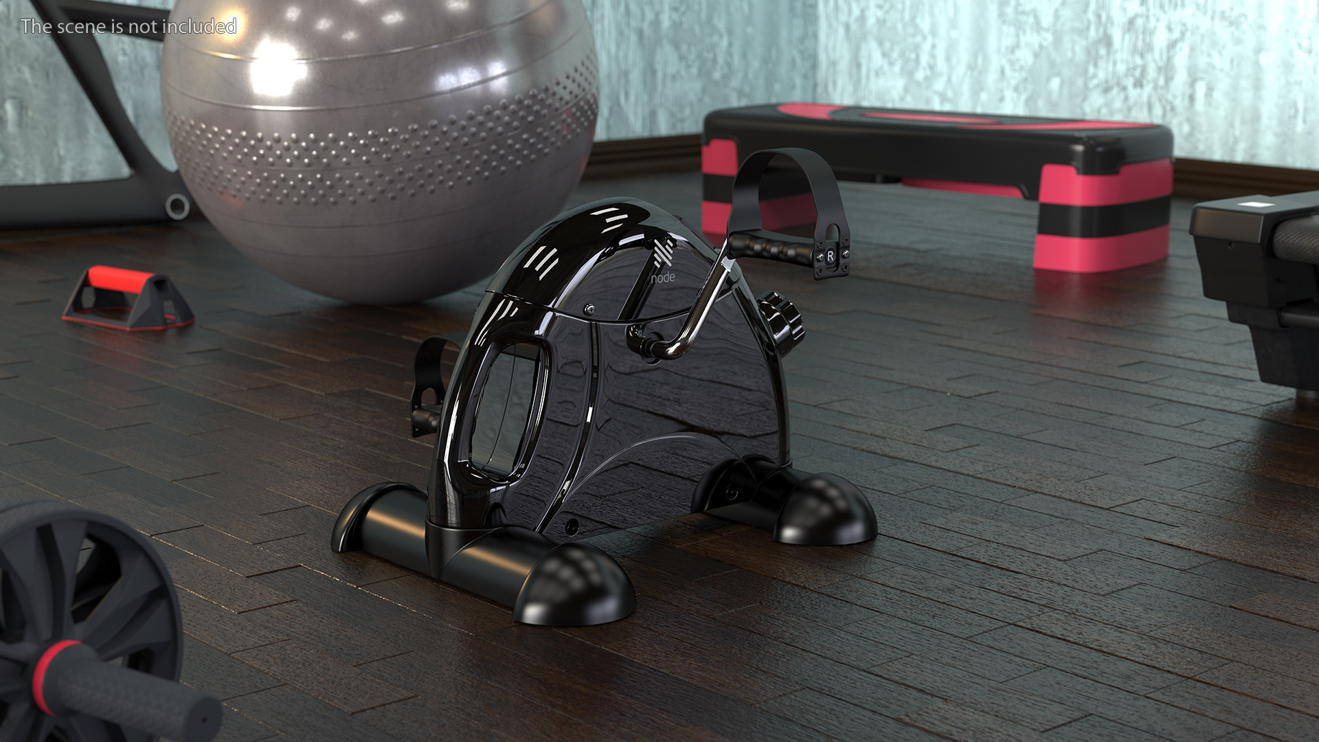 Mini Exercise Bike Black 3D model