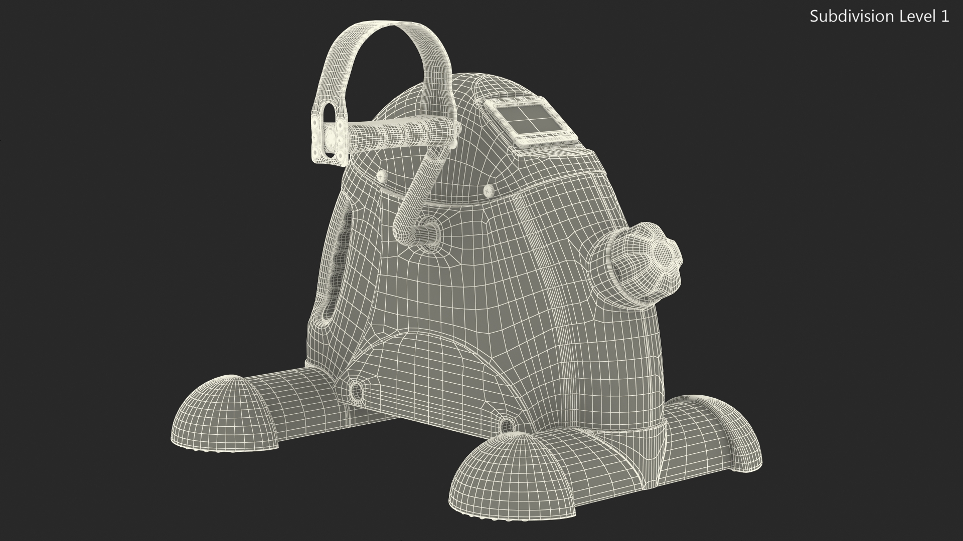 Mini Exercise Bike Black 3D model